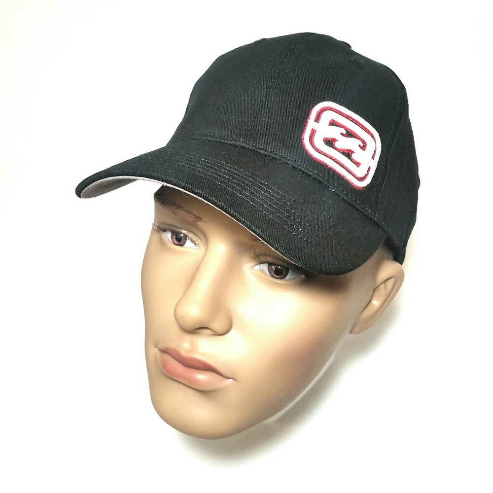 BillaBong Embroidered Logo Black Baseball Cap